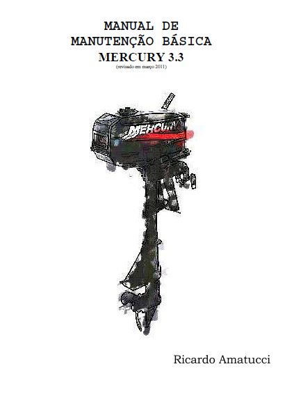 Capa Manual de Manuten&ccedil;&atilde;o do Motor - Sobre Homens e Veleiros